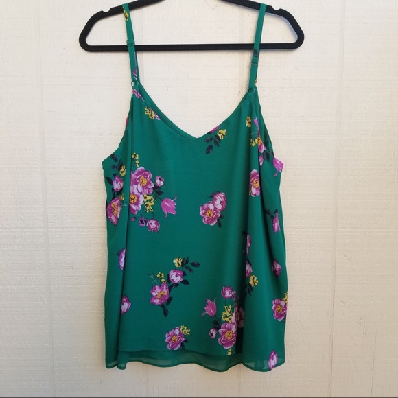 🌸HOST PICK🌸 NWT Torrid Floral Chiffon Swing Cami - Picture 2 of 8